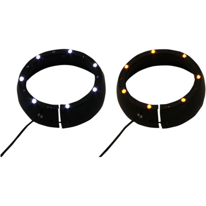Custom Dynamics Lighted Passing Lamp Trim Ring '06-'13 FLHT - Black CDTB-45TR-2B_367292