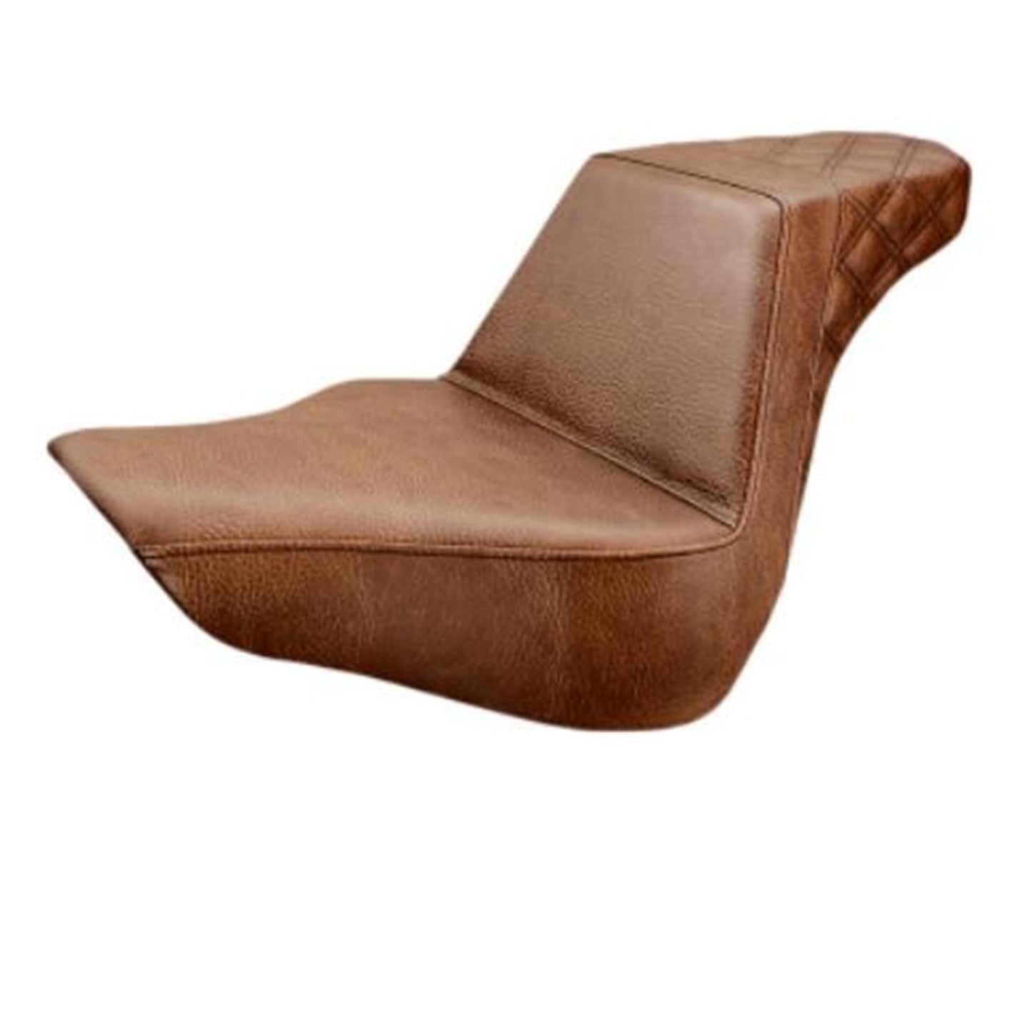 Saddlemen Step Up Seat - Passenger Lattice Stitched - Brown 818-27-173BR_639780