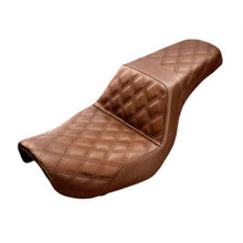 Saddlemen Step Up Seat - Lattice Stitched - Brown - Dyna 804-04-175BR_794581