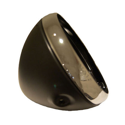 Emgo 7" Lucas Style Headlight Shell - Black 66-65068_597870