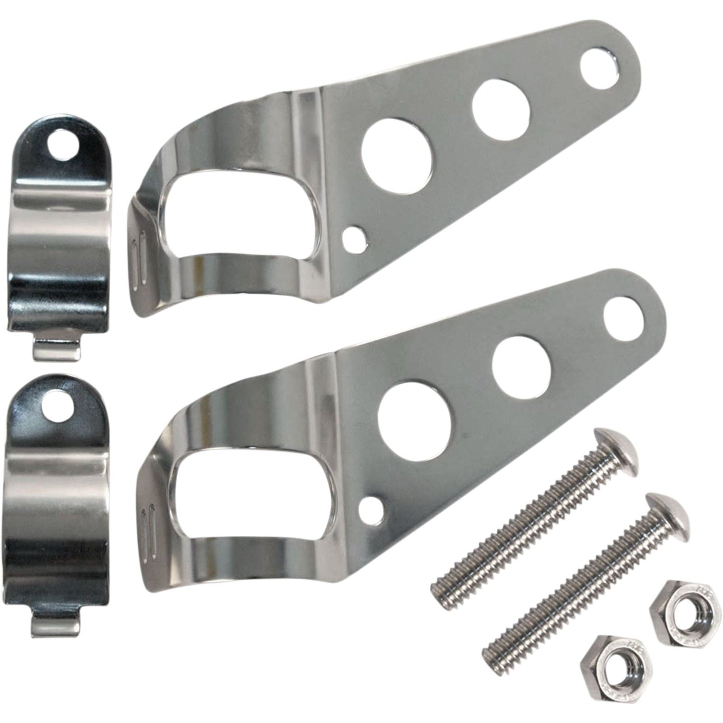 Emgo Headlamp Mounts - Stainless Steel 66-35801_381749