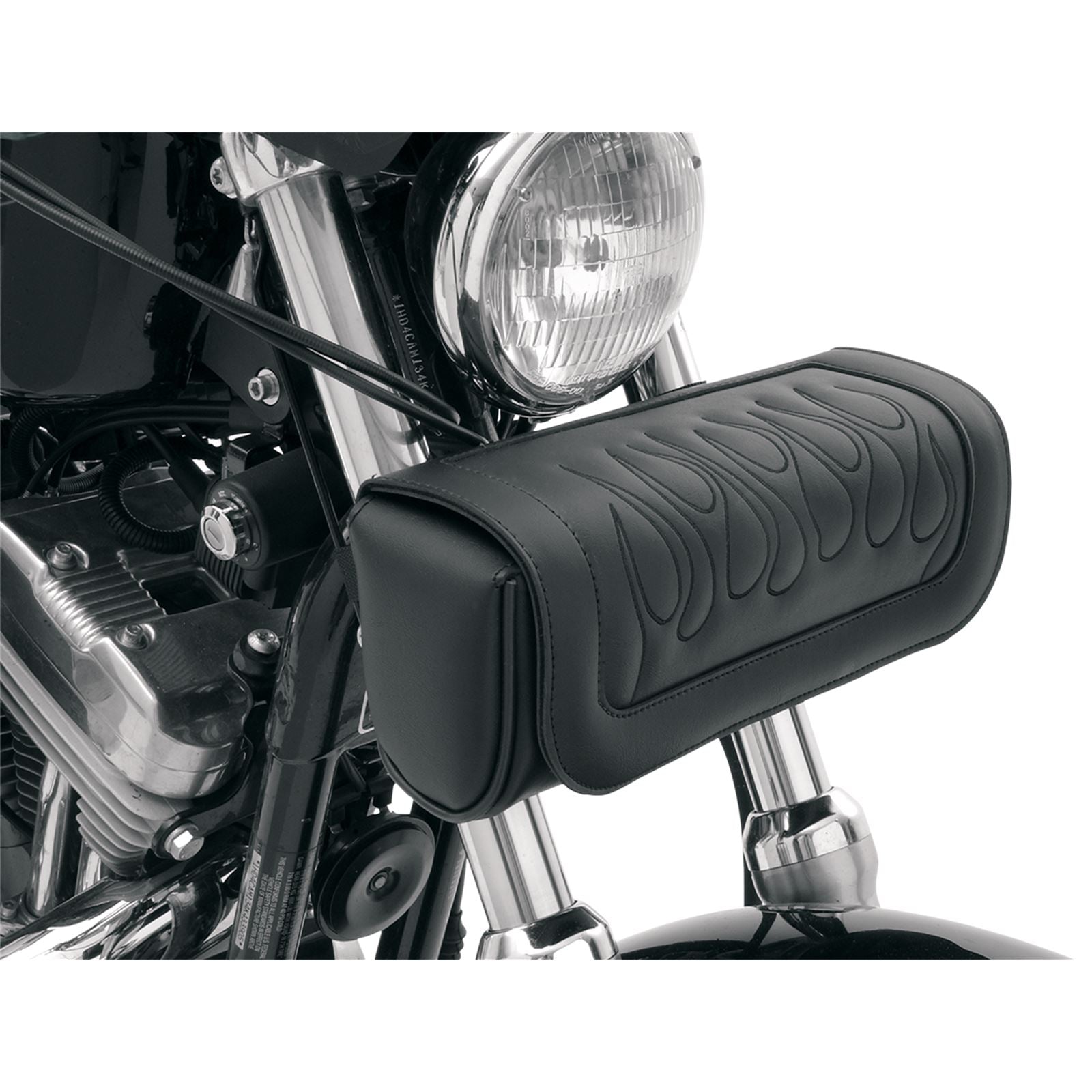 Saddlemen Highwayman Tattoo Tool Pouch - Flame - Black X021-05-0031_550451