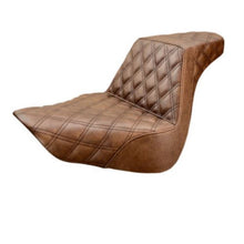 Saddlemen Step Up Seat - Lattice Stitched - Brown 818-27-175BR_639777