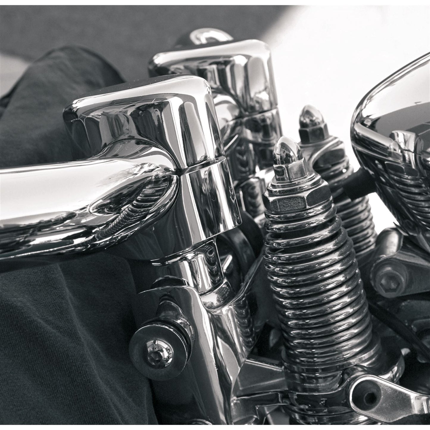 LA Choppers Risers - Hefty Springer - Chrome [MPN: LA-7410-00]_414759