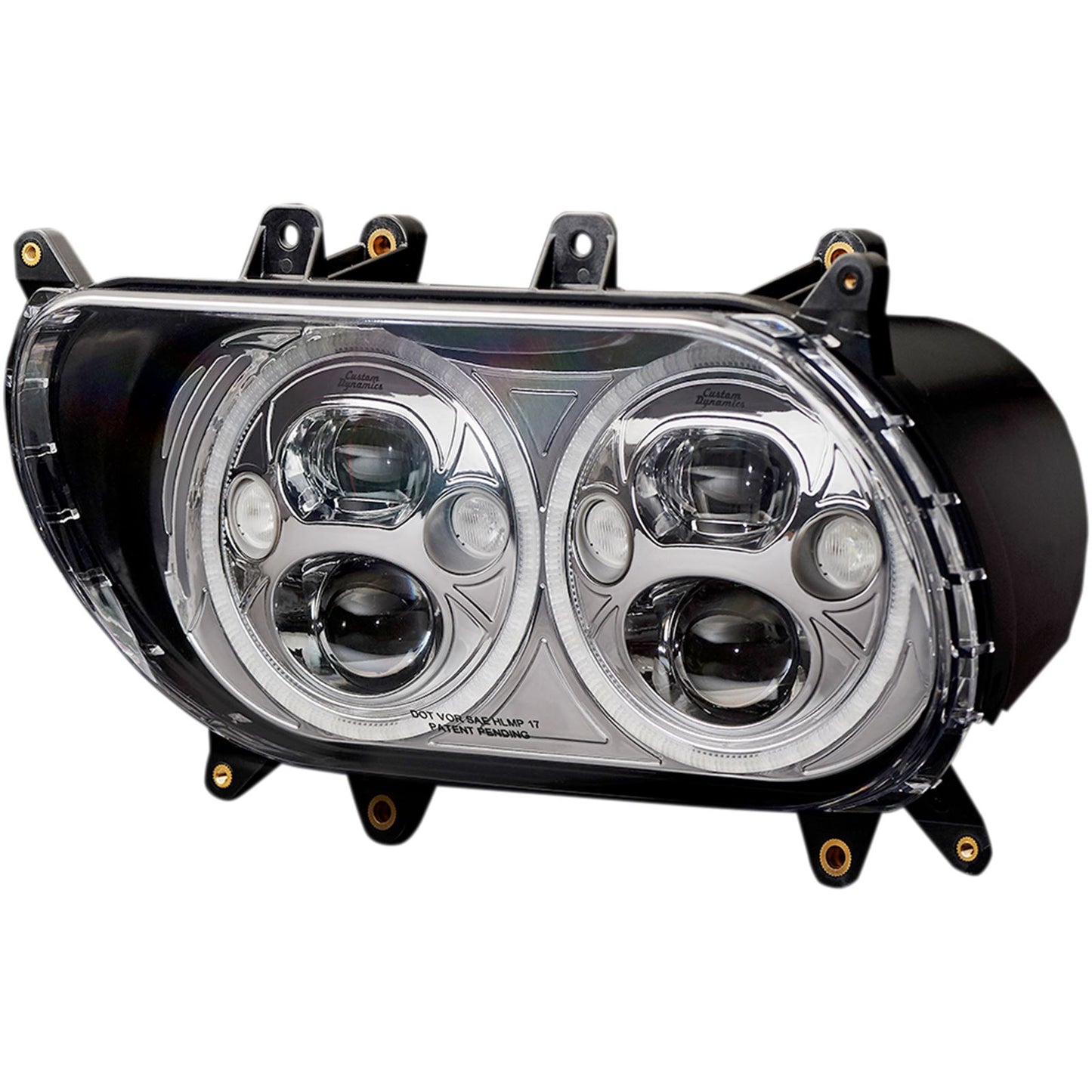 Custom Dynamics Headlight 15-20 FLTR - Chrome CDTB-RG-15-C_367261