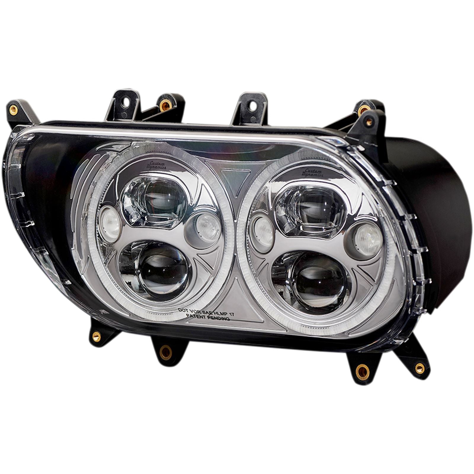 Custom Dynamics Headlight 15-20 FLTR - Chrome CDTB-RG-15-C_367261