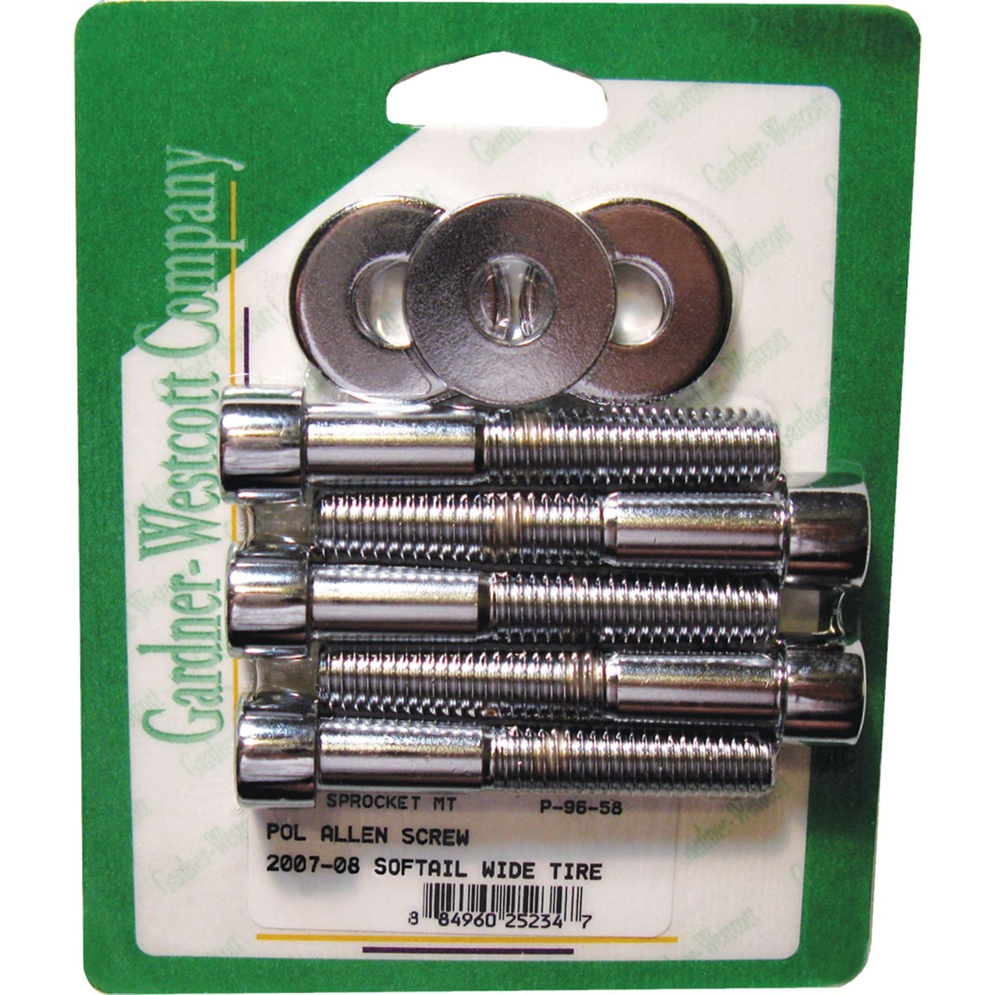 Gardnerwestcott Pulley Bolts Polished Big Twin 07-Up [MPN: P-96-58]_278033