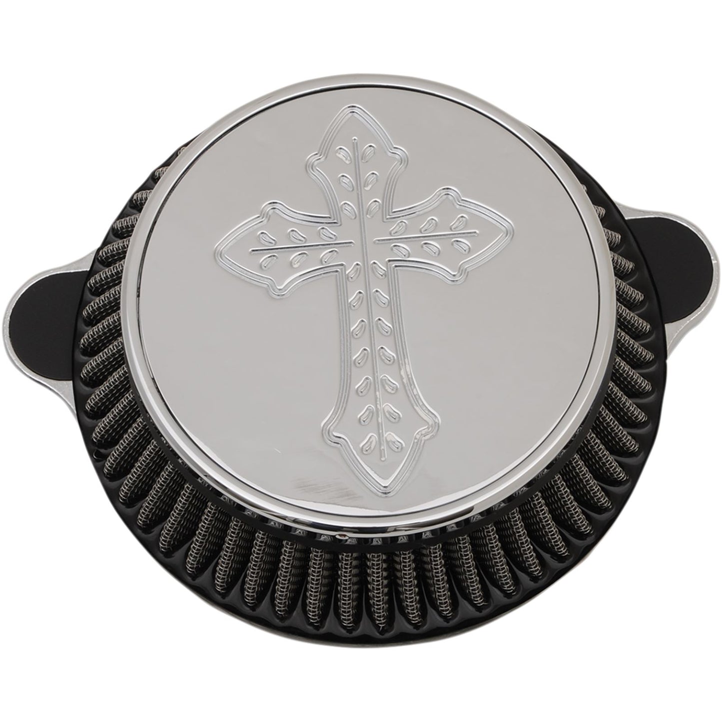 LA Choppers Spanish Cross Air Cleaner - Chrome - M8 [MPN: LA-2396-03]_416373