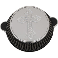 LA Choppers Spanish Cross Air Cleaner - Chrome - M8 [MPN: LA-2396-03]_416373