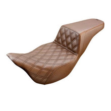 Saddlemen Step Up Seat - Lattice Stitched - Brown - FLH 808-07B-172BR_639677