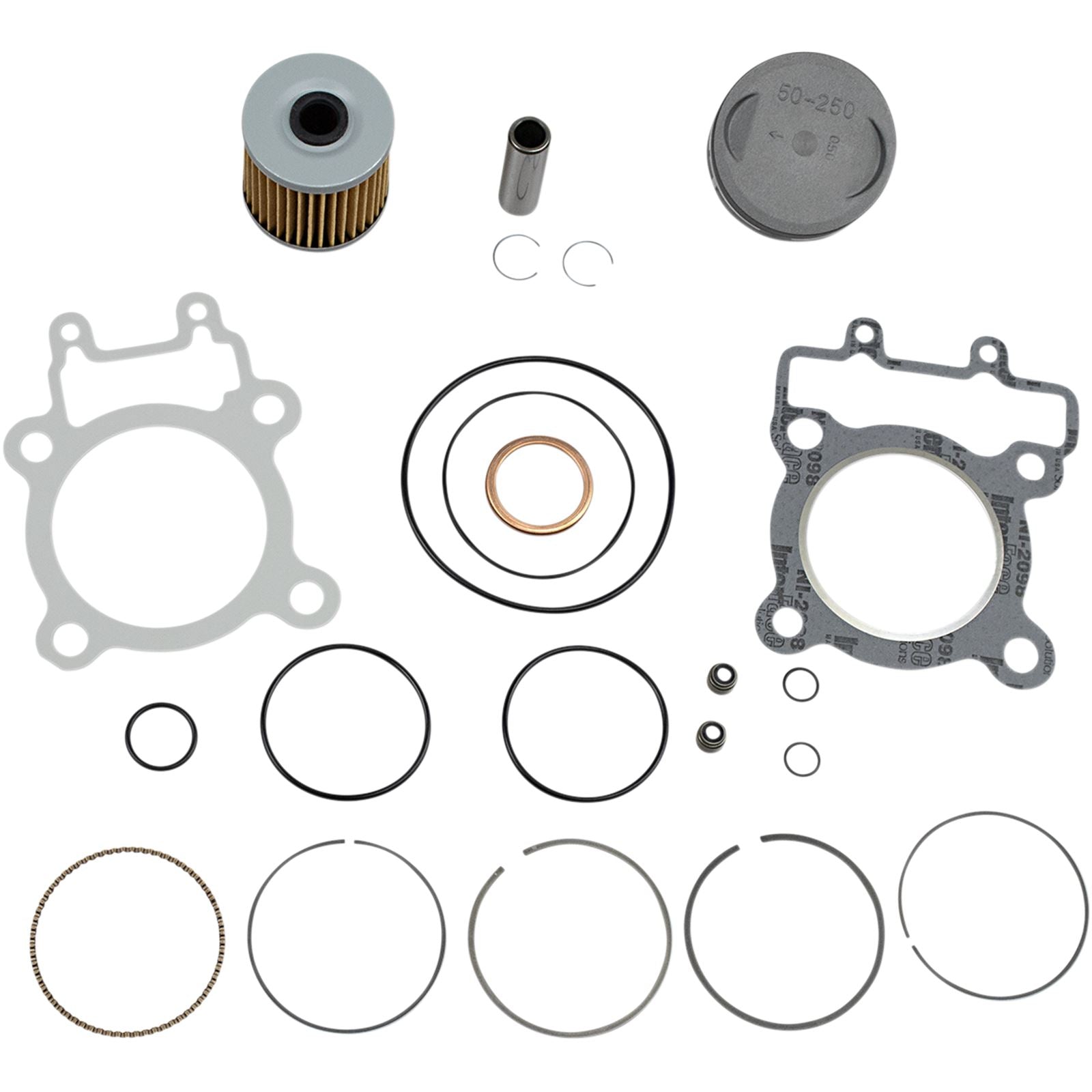 WSM Top End Kit - .5mm - For Kawasaki 54-250-12_499233