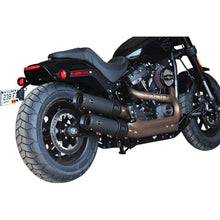 S&S Cycle Grand National Mufflers - Ceramic Black - Fat Bob '18-'19 550-0734_470039