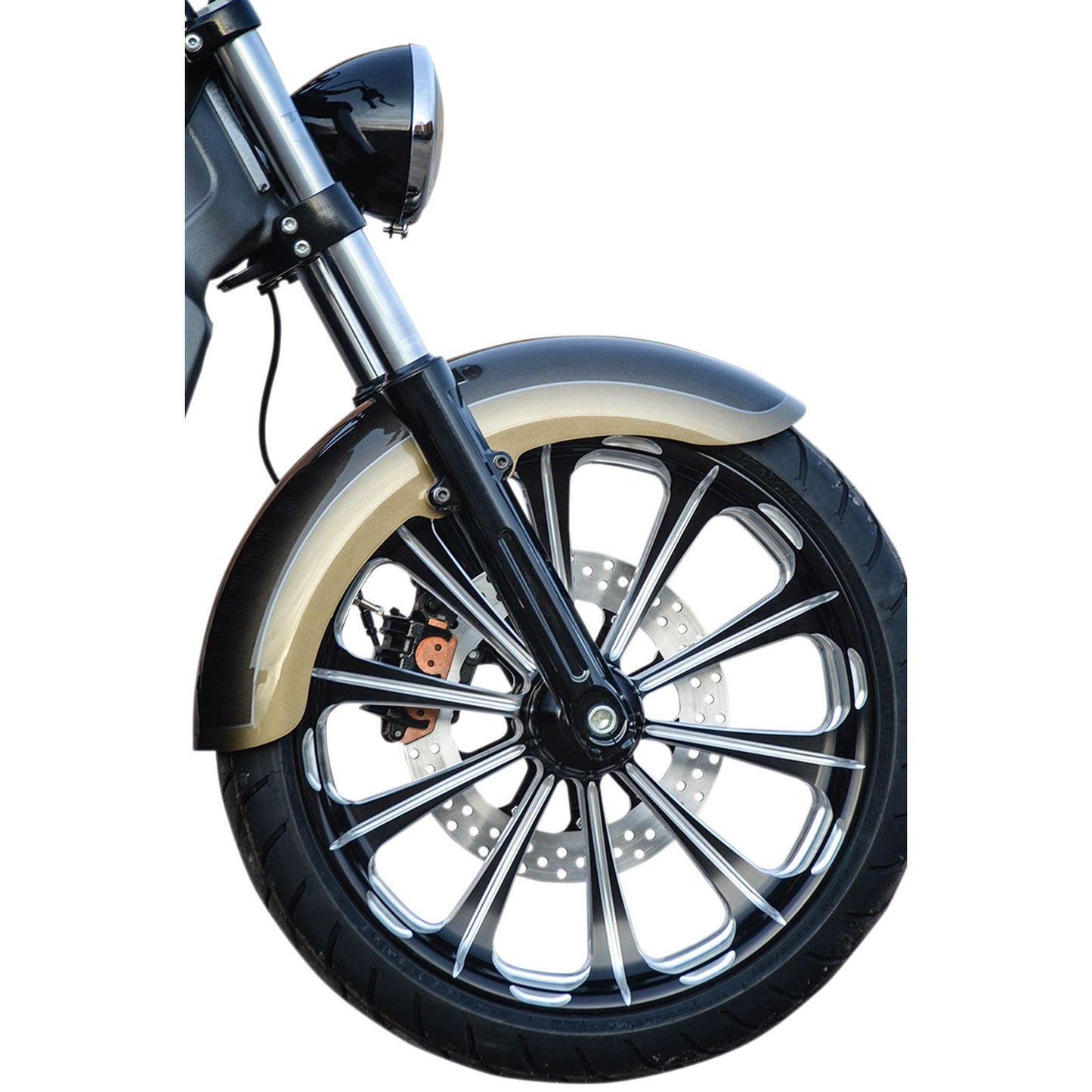 Klock Werks Outrider Front Fender - Steel - 16"-19" - '15-'20 for Indian Scout [MPN: KW05-01-0339]_409466
