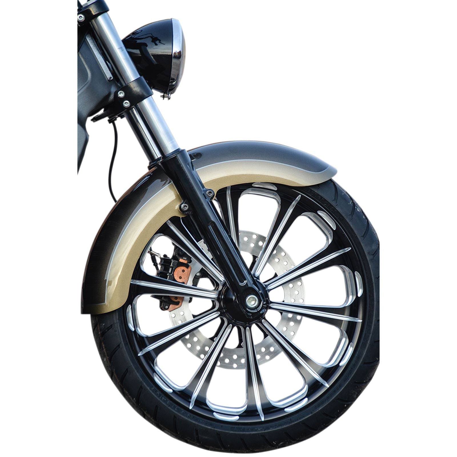 Klock Werks Outrider Front Fender - Steel - 16"-19" - '15-'20 for Indian Scout [MPN: KW05-01-0339]_409466