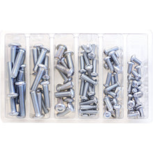 Bolt MC Hardware Button Head Allen Bolt Assortment - 90-Piece Kit SV-BHM6M8_354330