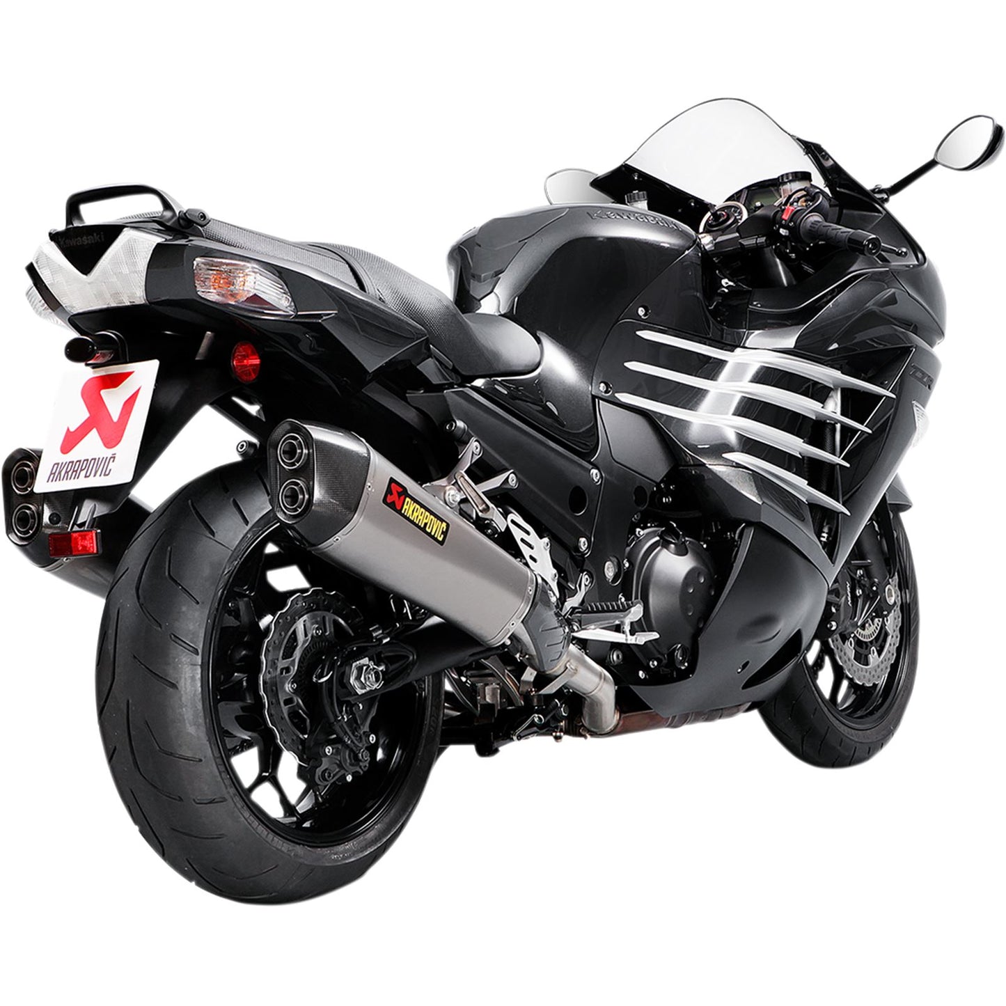 Akrapovic Mufflers - Titanium - ZX-14R [MPN: S-K14SO6-HZAAT]_322762