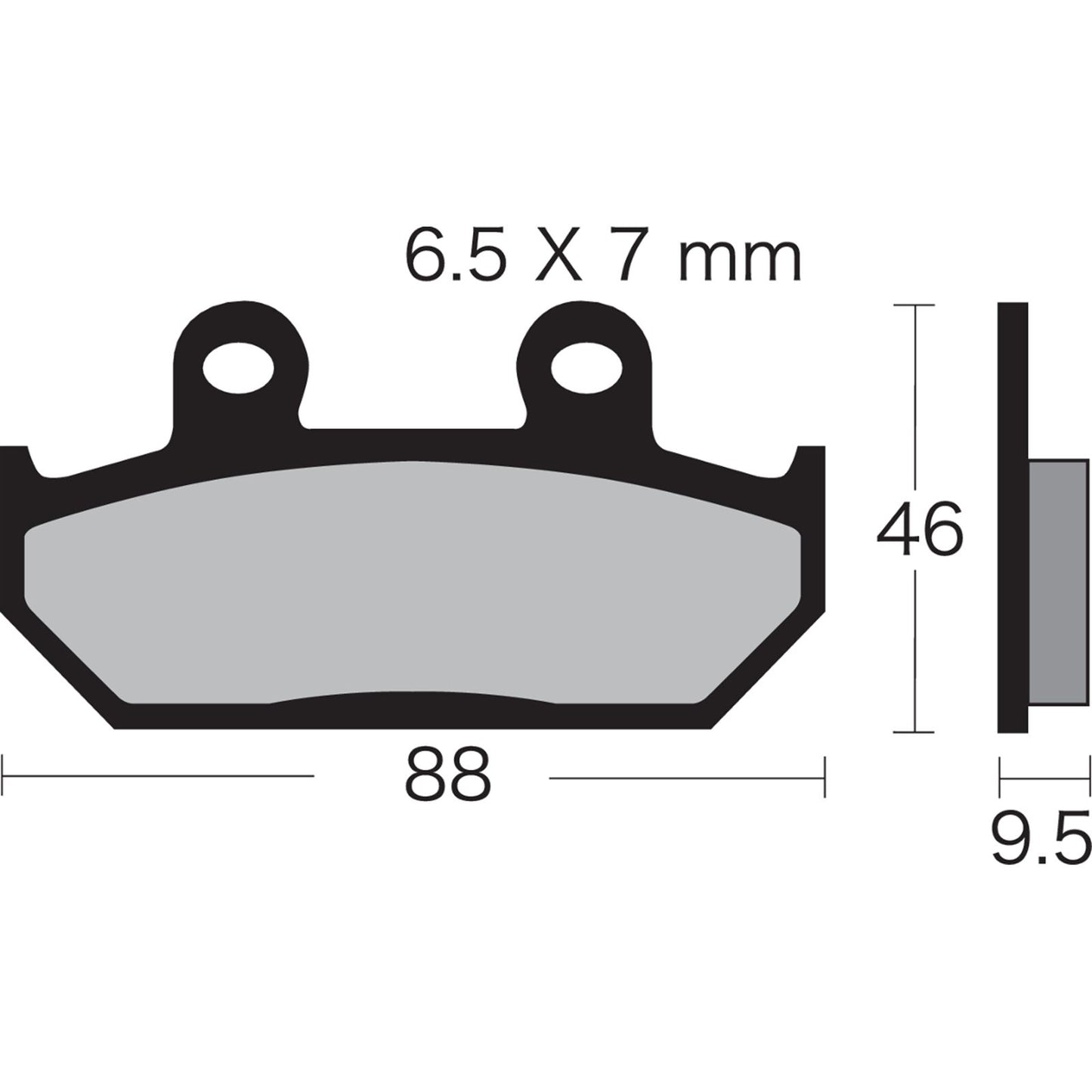 Vesrah Semi-Metallic Brake Pads - VD-143/2 [MPN: VD-143/2]_491555