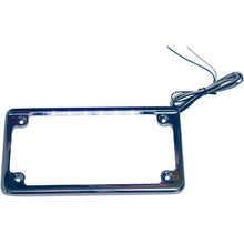 Custom Dynamics LED License Plate Frame - Chrome LPF-HRZ-C-LP_367559