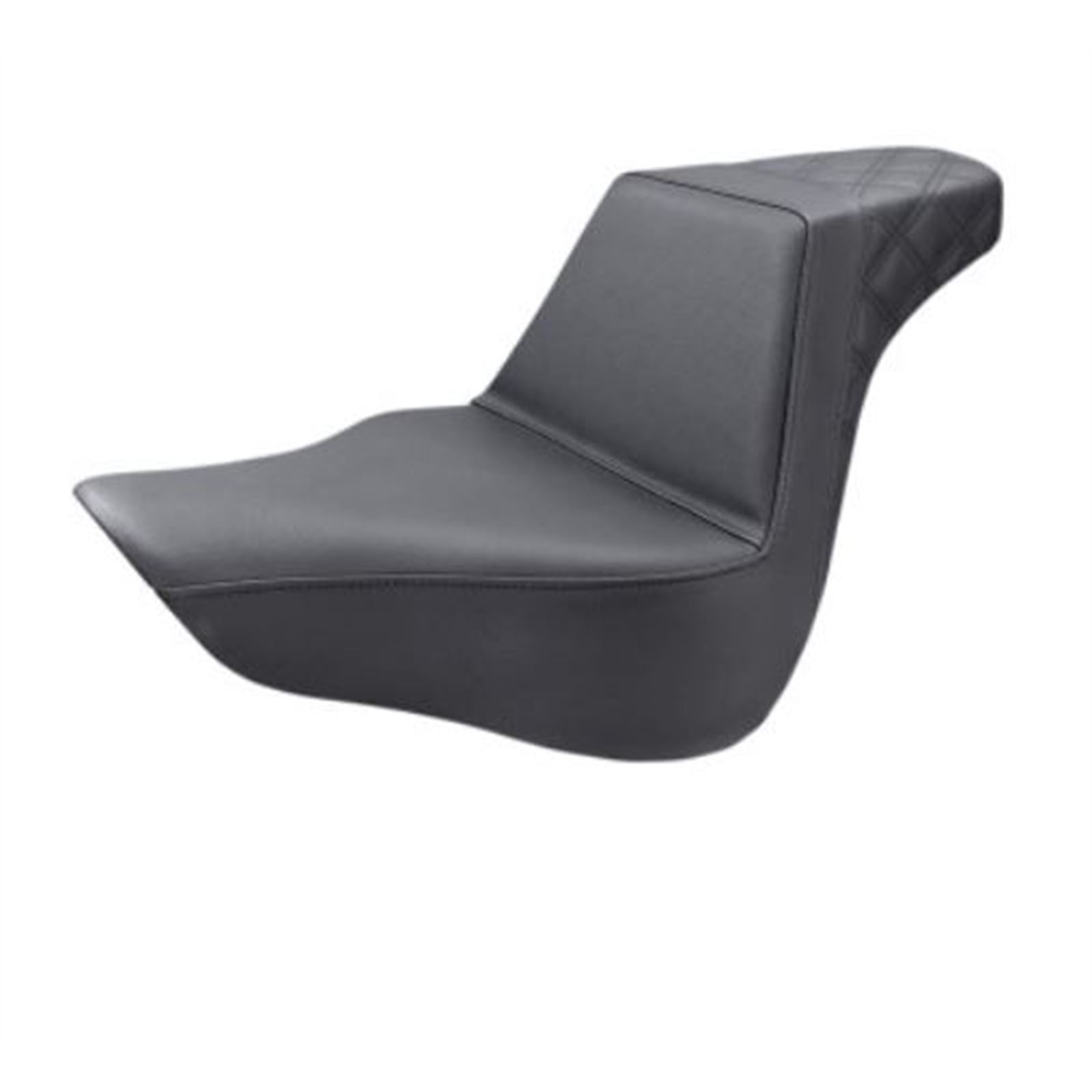 Saddlemen Step Up Seat - Passenger Lattice Stitched - Black 818-27-173_639781