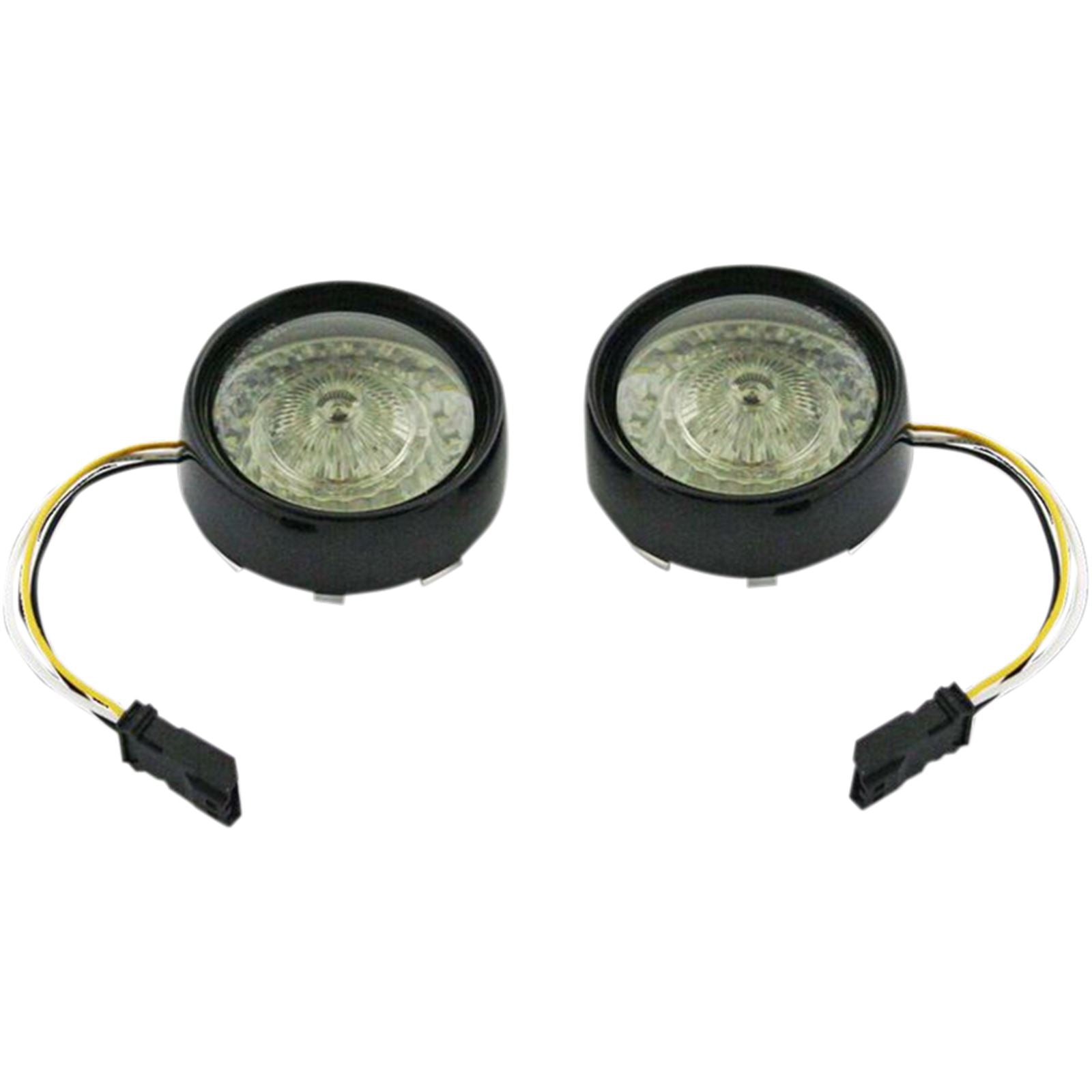 Custom Dynamics Bullet Turn Signal - JAE CVO - Gloss Black - Smoke Lens PB-BB-AW-JAEBS_367478