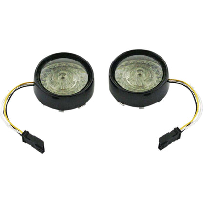 Custom Dynamics Bullet Turn Signal - JAE CVO - Gloss Black - Smoke Lens PB-BB-AW-JAEBS_367478