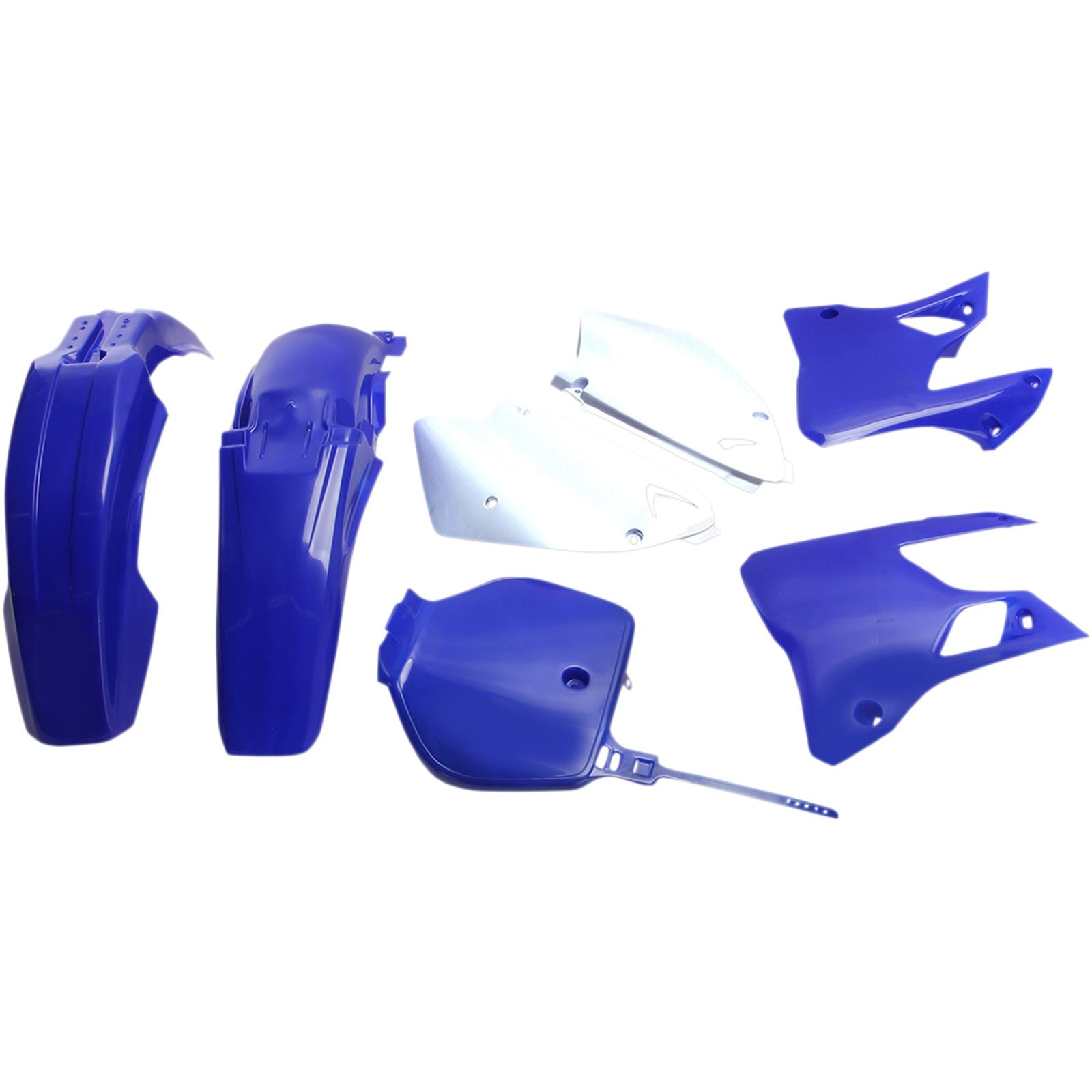 UFO Plastics Body Kit - Blue/White - YZ125/250 - '96-'99 [MPN: YAKIT294-999]_488040