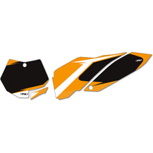 Factory Effex Graphic Number Plates - Black - EXC 12-64520_384789