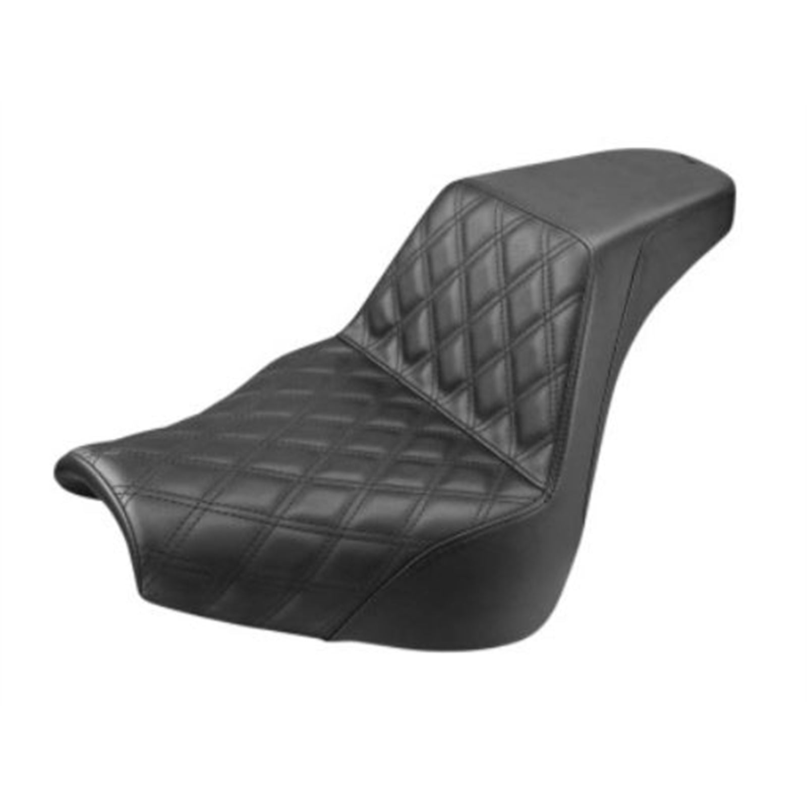 Saddlemen Step Up Seat - Driver's Lattice Stitched - Black 818-31-172_639807