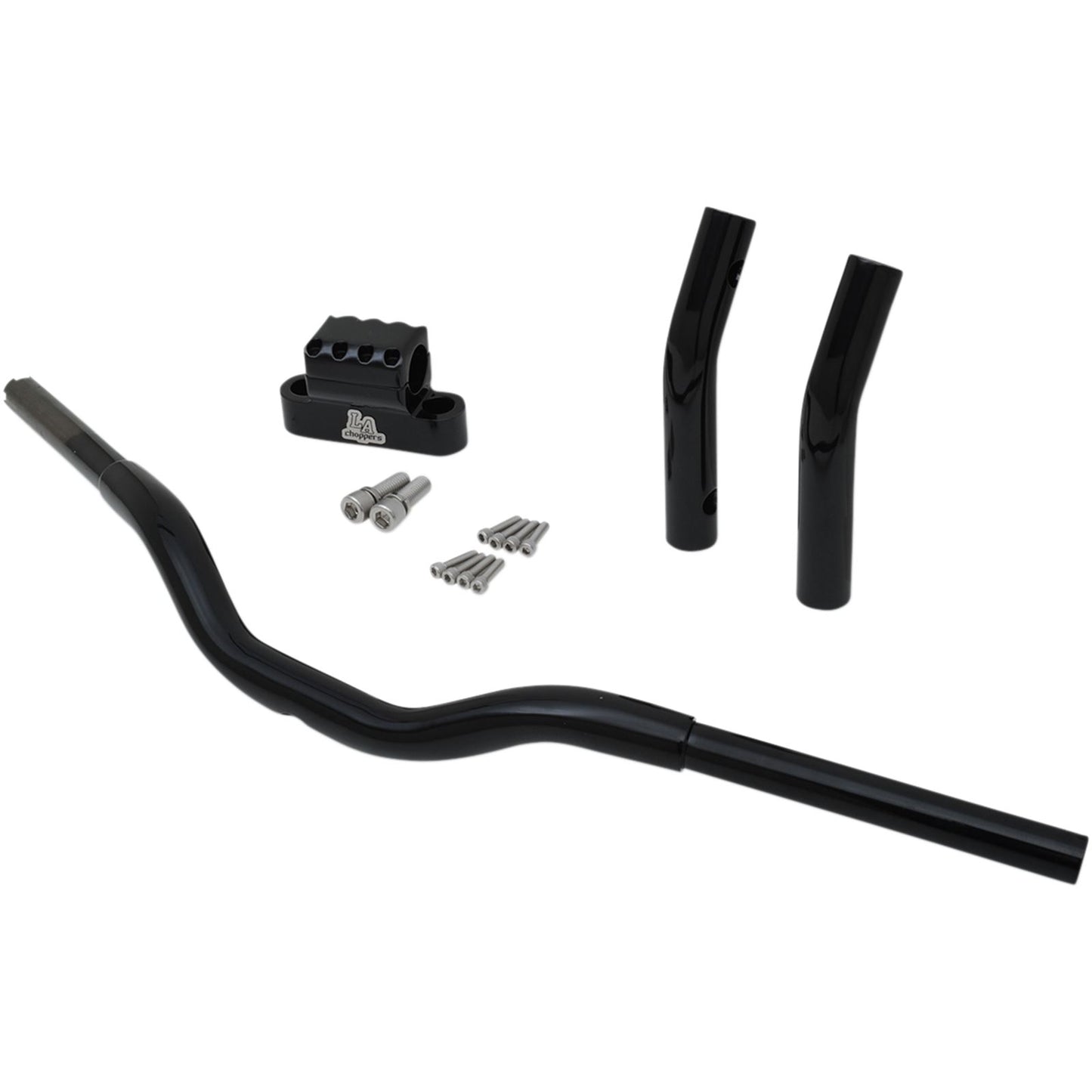 LA Choppers Black 11" Kage Fighter Handlebar with  Pullback [MPN: LA-7336-08B]_414382