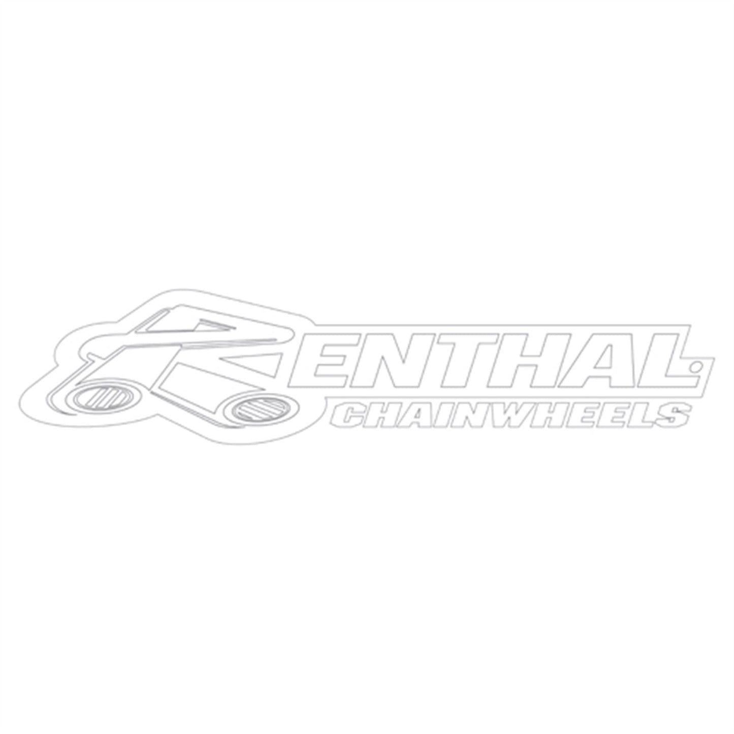 Factory Effex Renthal Decal - 3/Pack - White 12-94000_597958