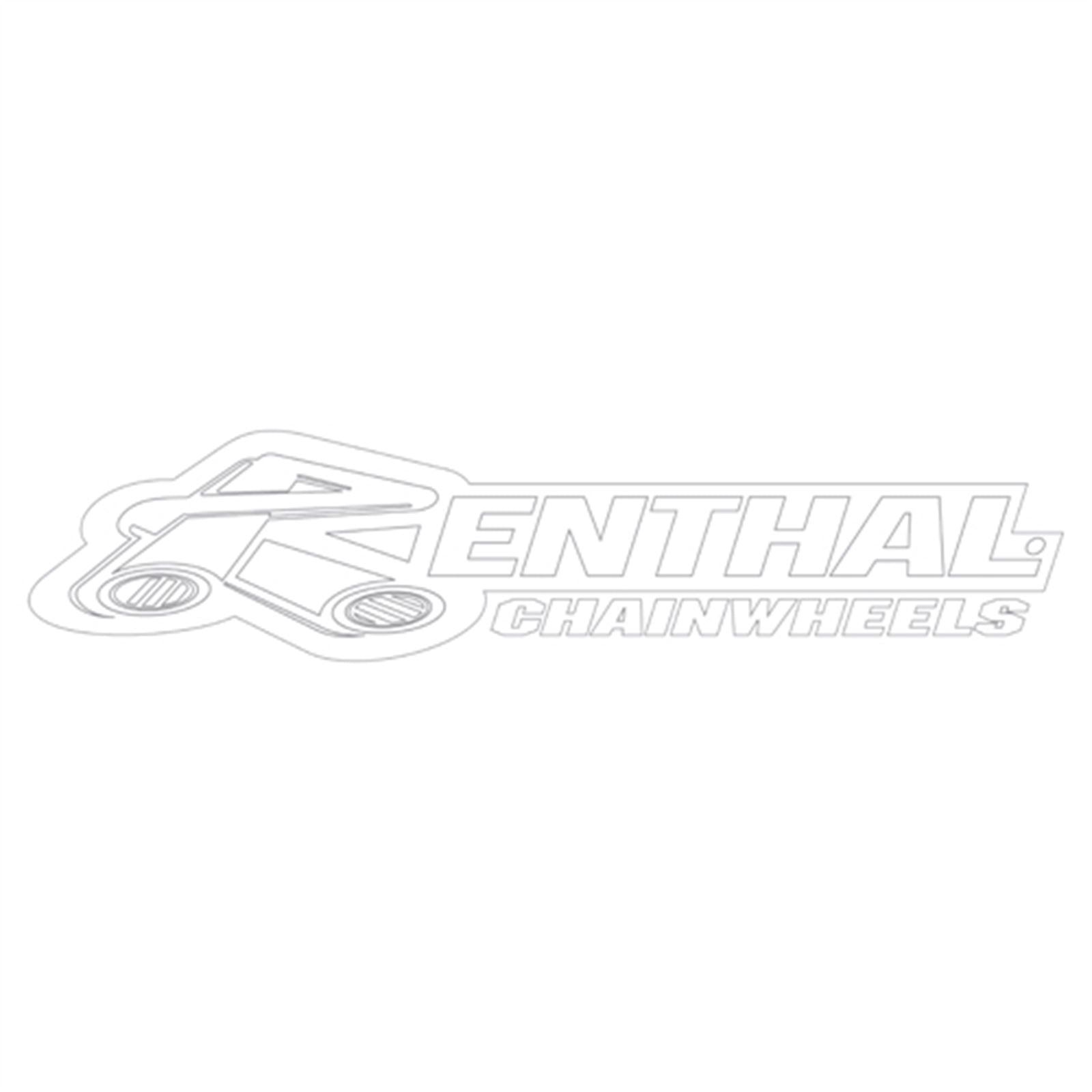 Factory Effex Renthal Decal - 3/Pack - White 12-94000_597958