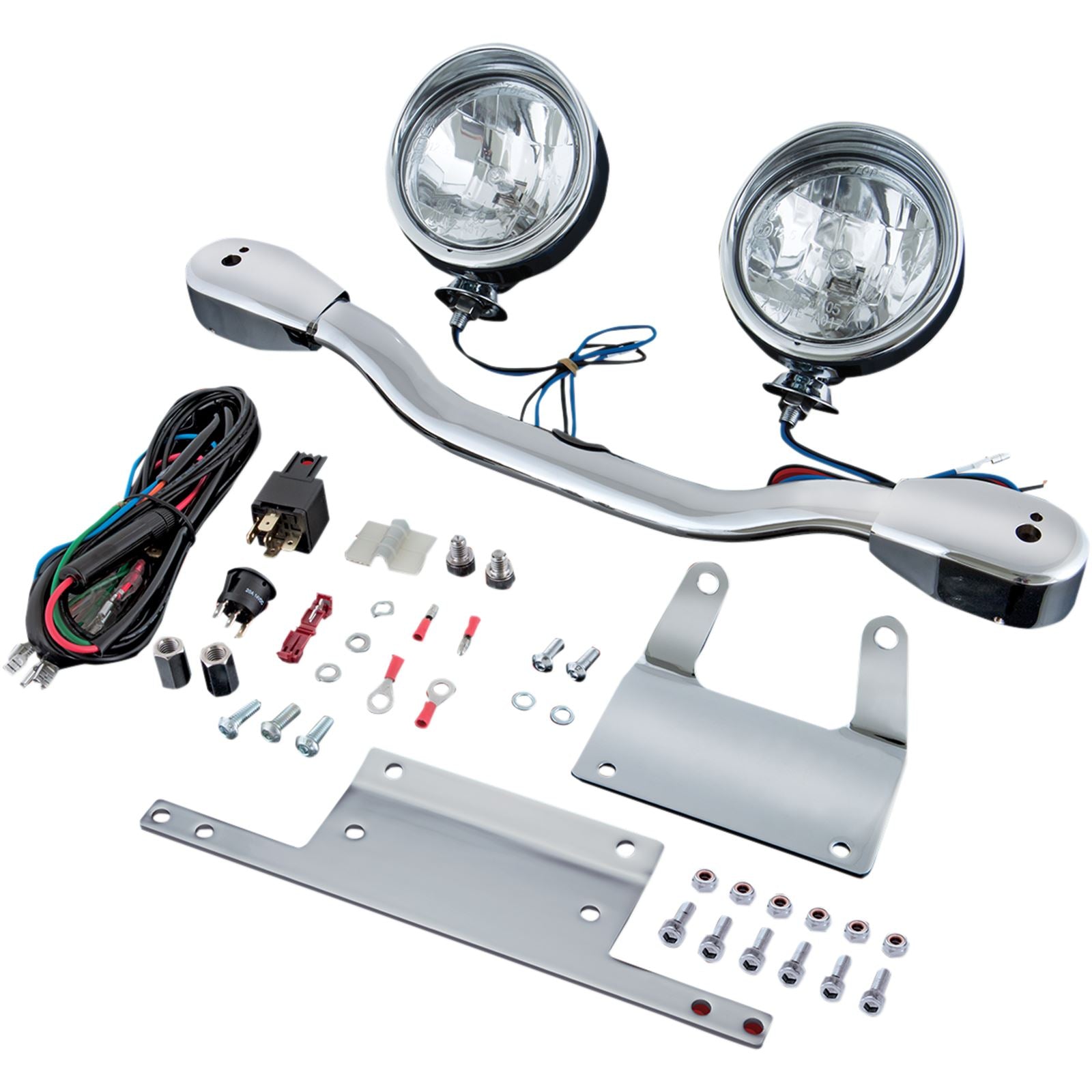 Show Chrome Elliptical Driving Lights - XVZ1300 61-115_474003