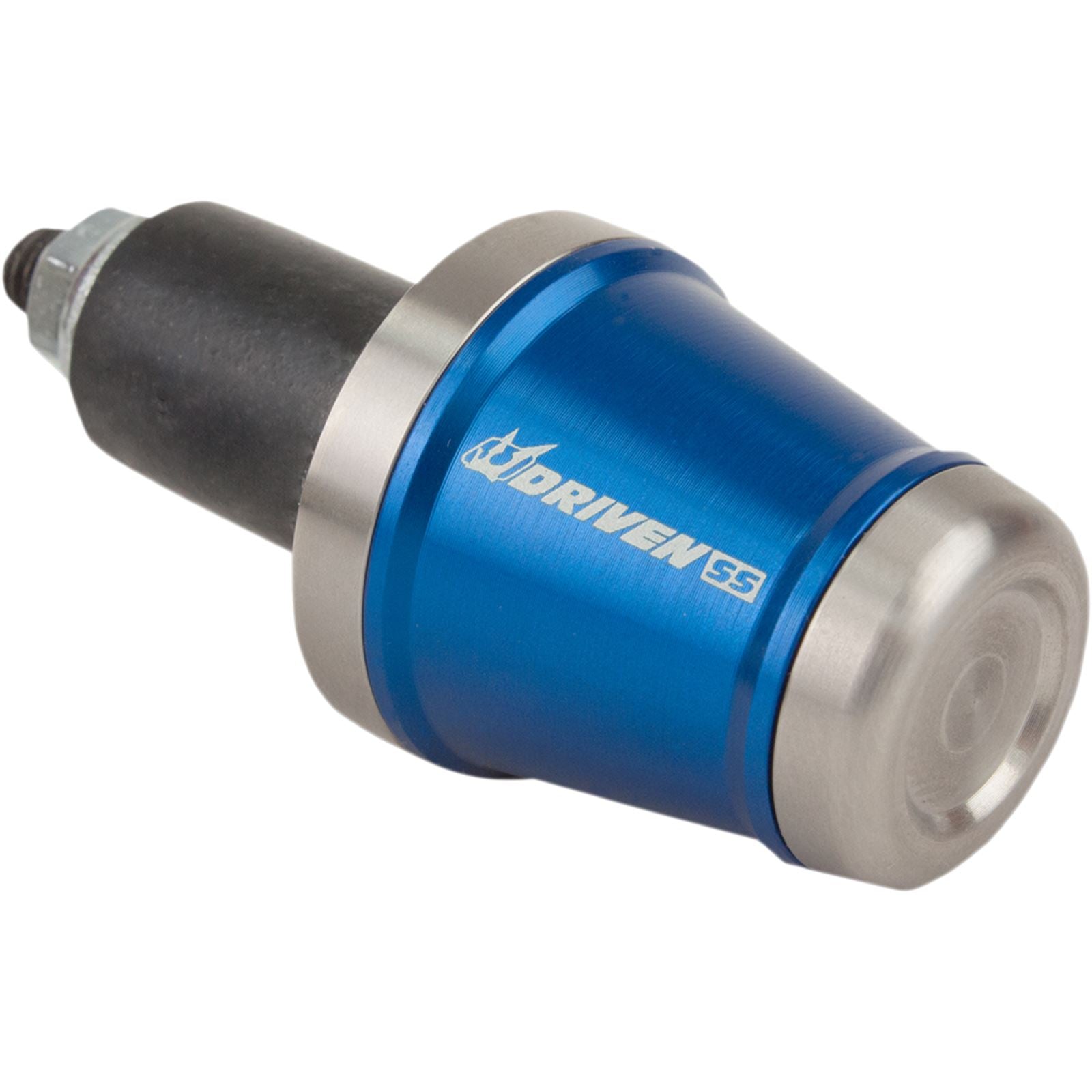 Driven Stainless Steel/Blue Bar End Weight DBEW-SS-BL_374357