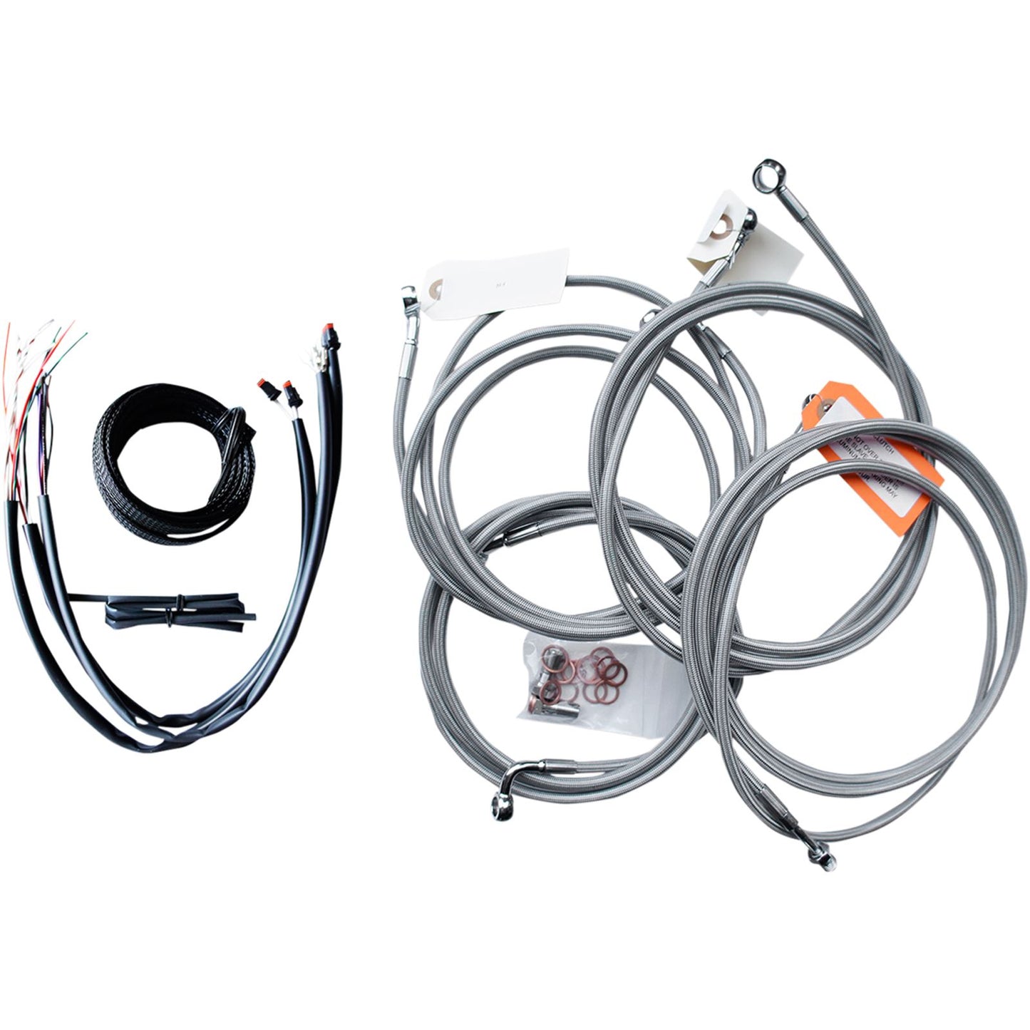 LA Choppers 12" - 14" Cable Kit for '14 - '15 FL with  ABS [MPN: LA-8052KT2-13]_415288