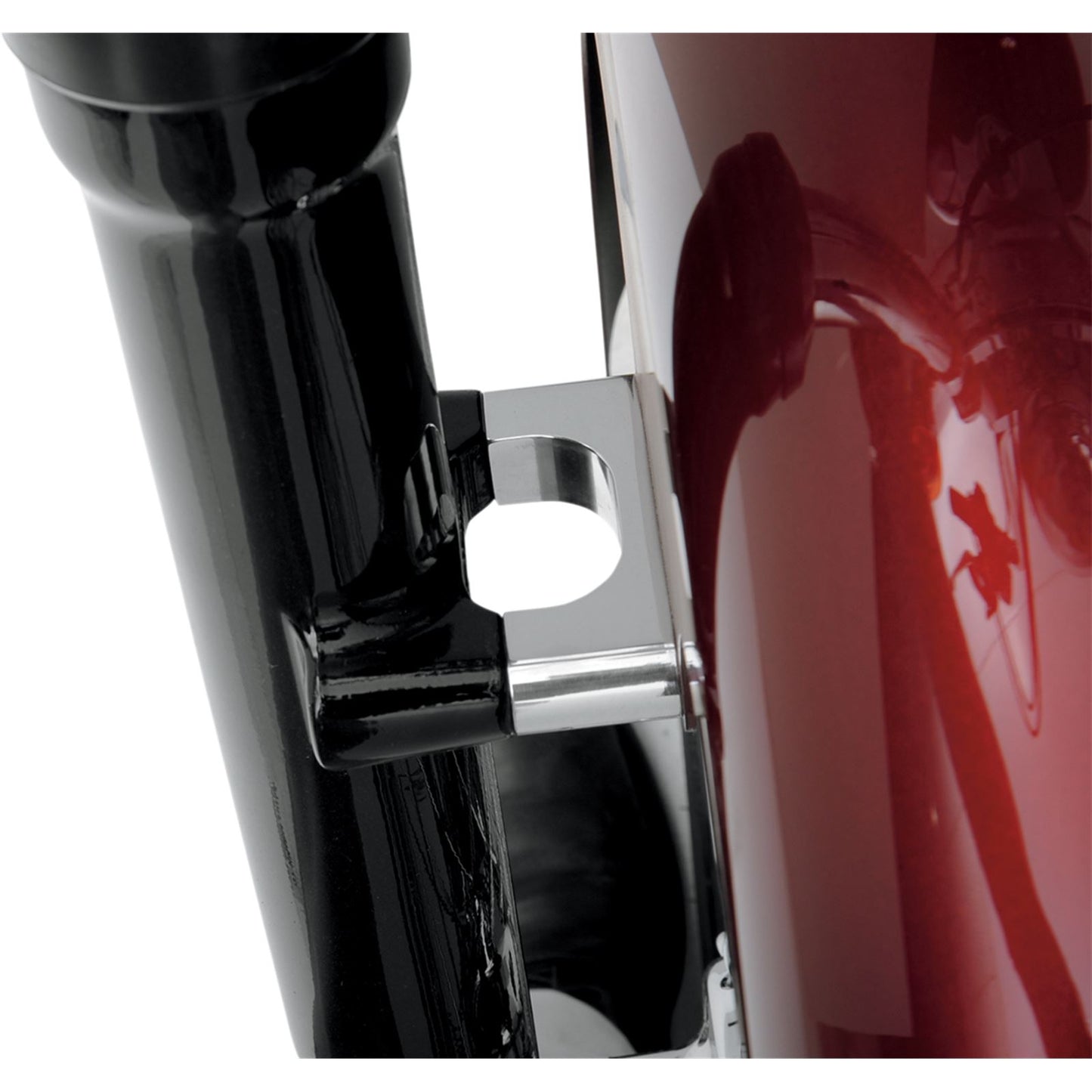 Klock Werks Hugger Front Fender Mounting Blocks for 21" Wheels - Chrome [MPN: KW05-02-0106-C]_409507