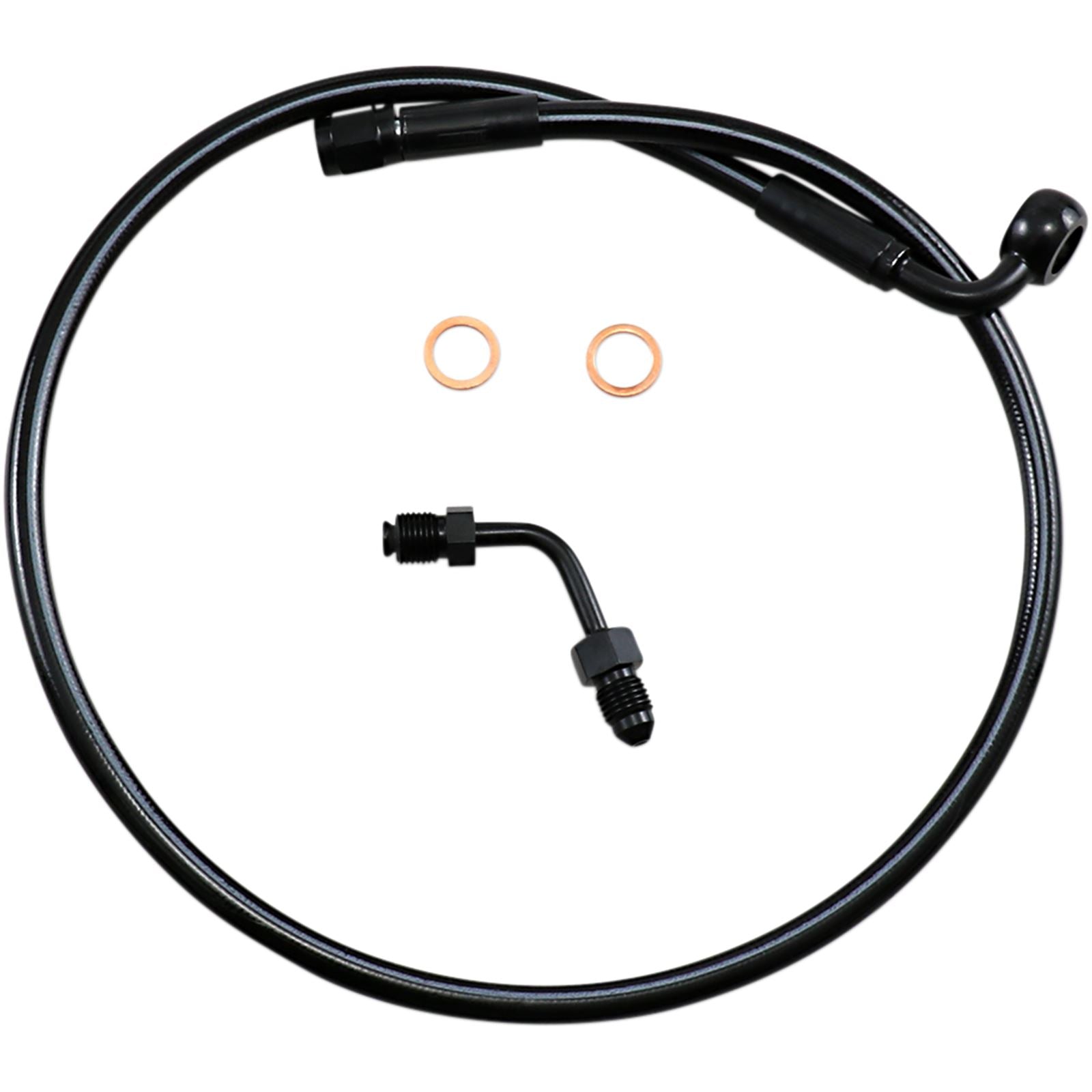 Magnum Upper Brake Line - 27" - Black [MPN: SBB1502-27]_423151