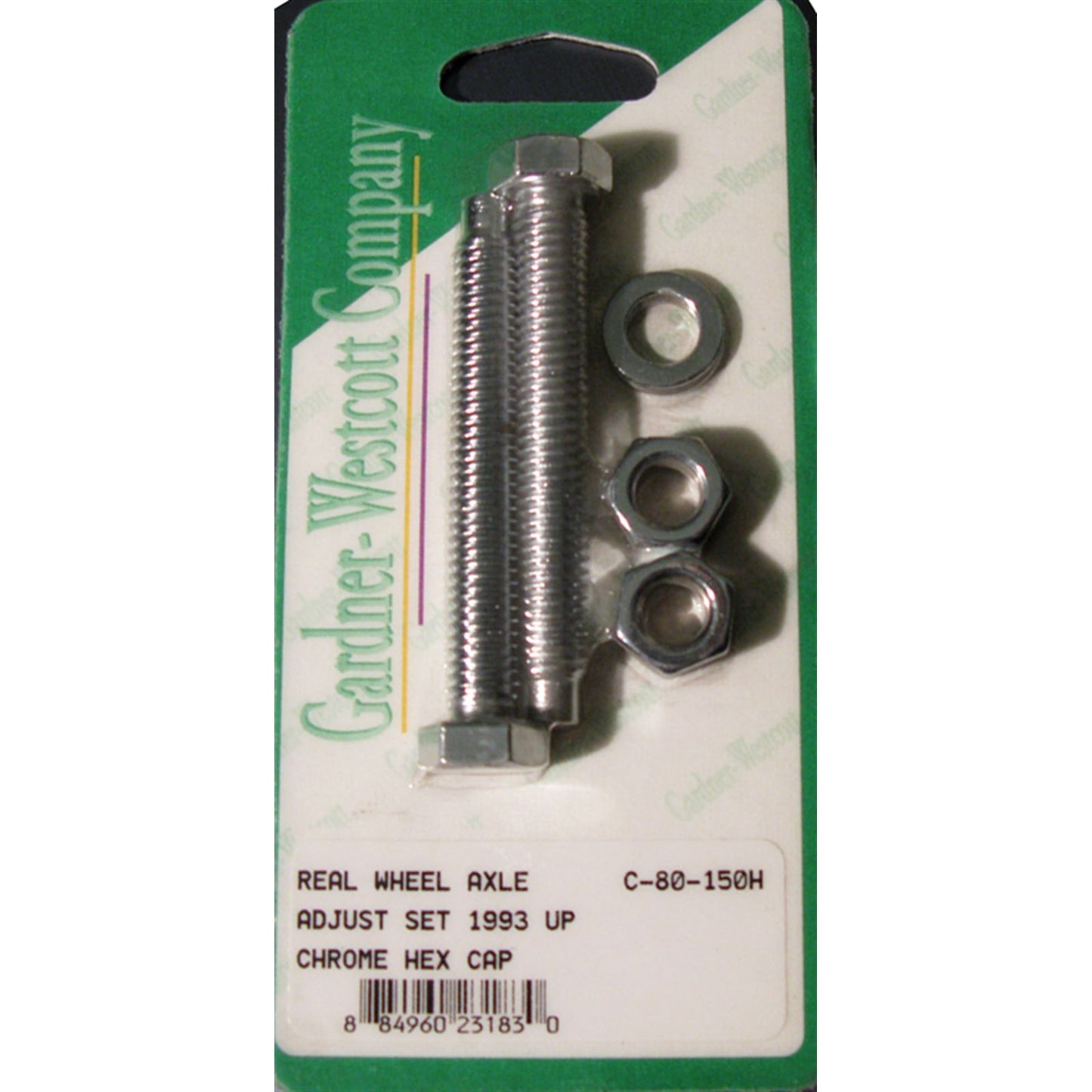 Gardnerwestcott Rear Wheel Adjustment Bolts 93-07 Softail Models Rear C-80-150H_278285