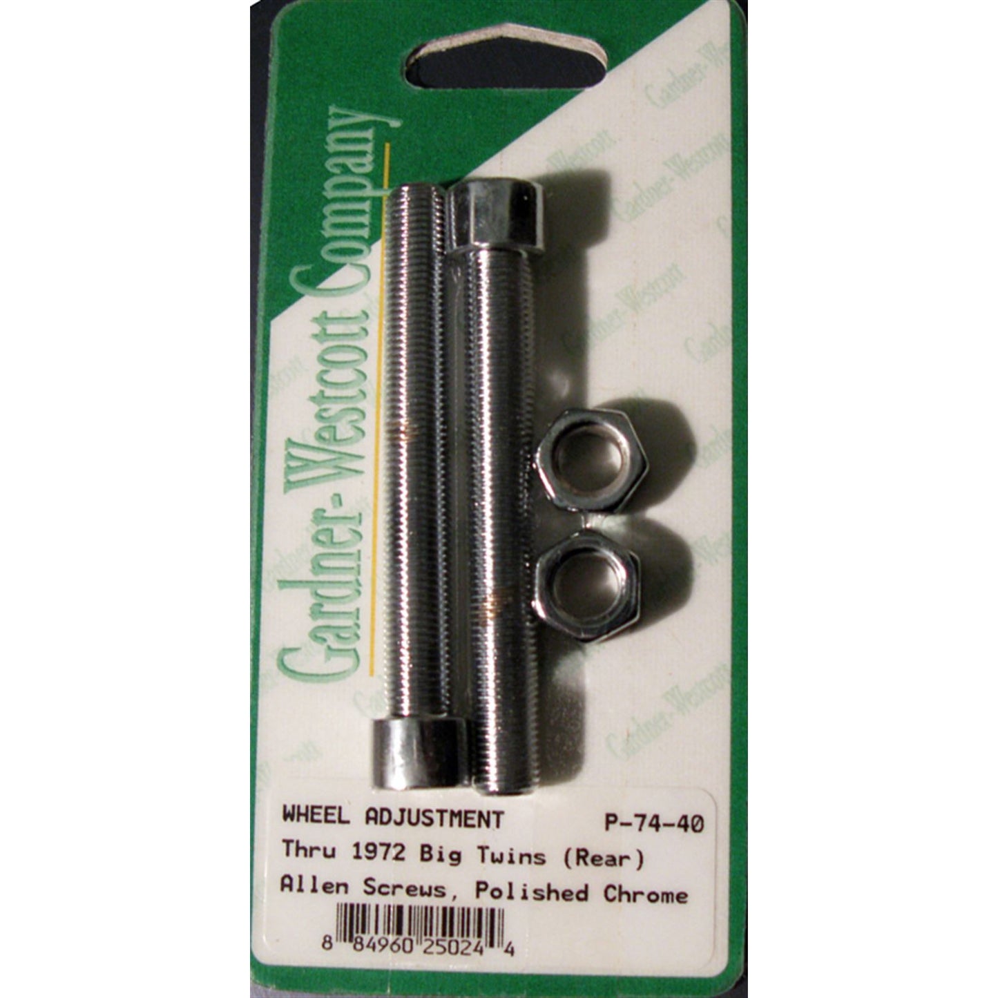 Gardnerwestcott Rear Wheel Adjustment Bolts 72 And Earlier Big Twin Model P-74-40_278288