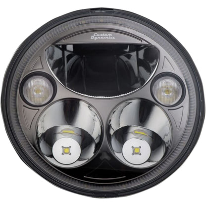 Custom Dynamics 7" TruBEAM® Headlamp - Black - Chieftain CDTB-7-IF-B_367276
