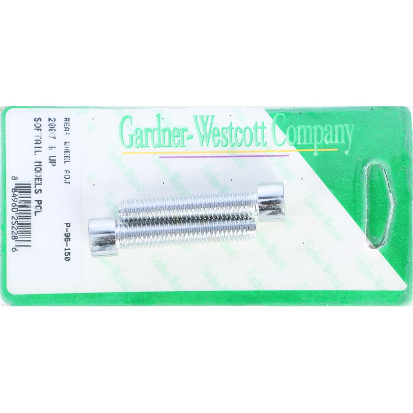 Gardnerwestcott Rear Wheel Adjustment Bolts 08-17 Softail Models Rear [MPN: P-96-150]_278299