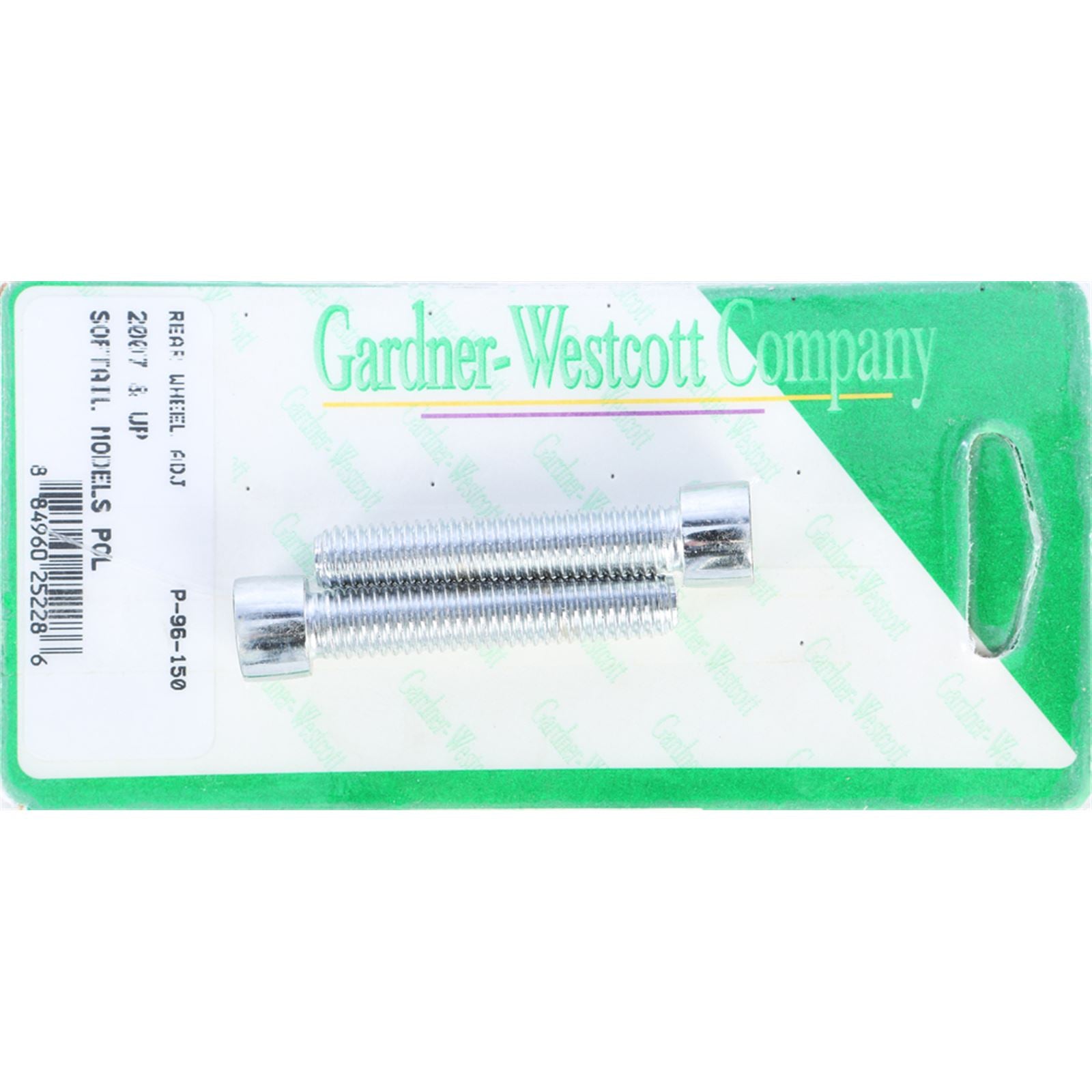 Gardnerwestcott Rear Wheel Adjustment Bolts 08-17 Softail Models Rear [MPN: P-96-150]_278299