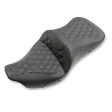 Saddlemen Extended Reach Road Sofa Seat - Lattice Stitched - Heated 808-07B-184HCT_643105