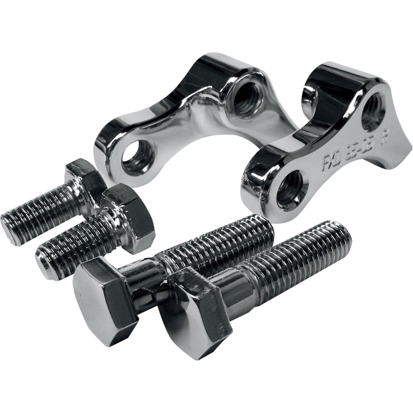 LA Choppers Rear Lowering Kit - Chrome - Lowers 1" - '95-'05 FXD [MPN: LA-7590-01]_416413