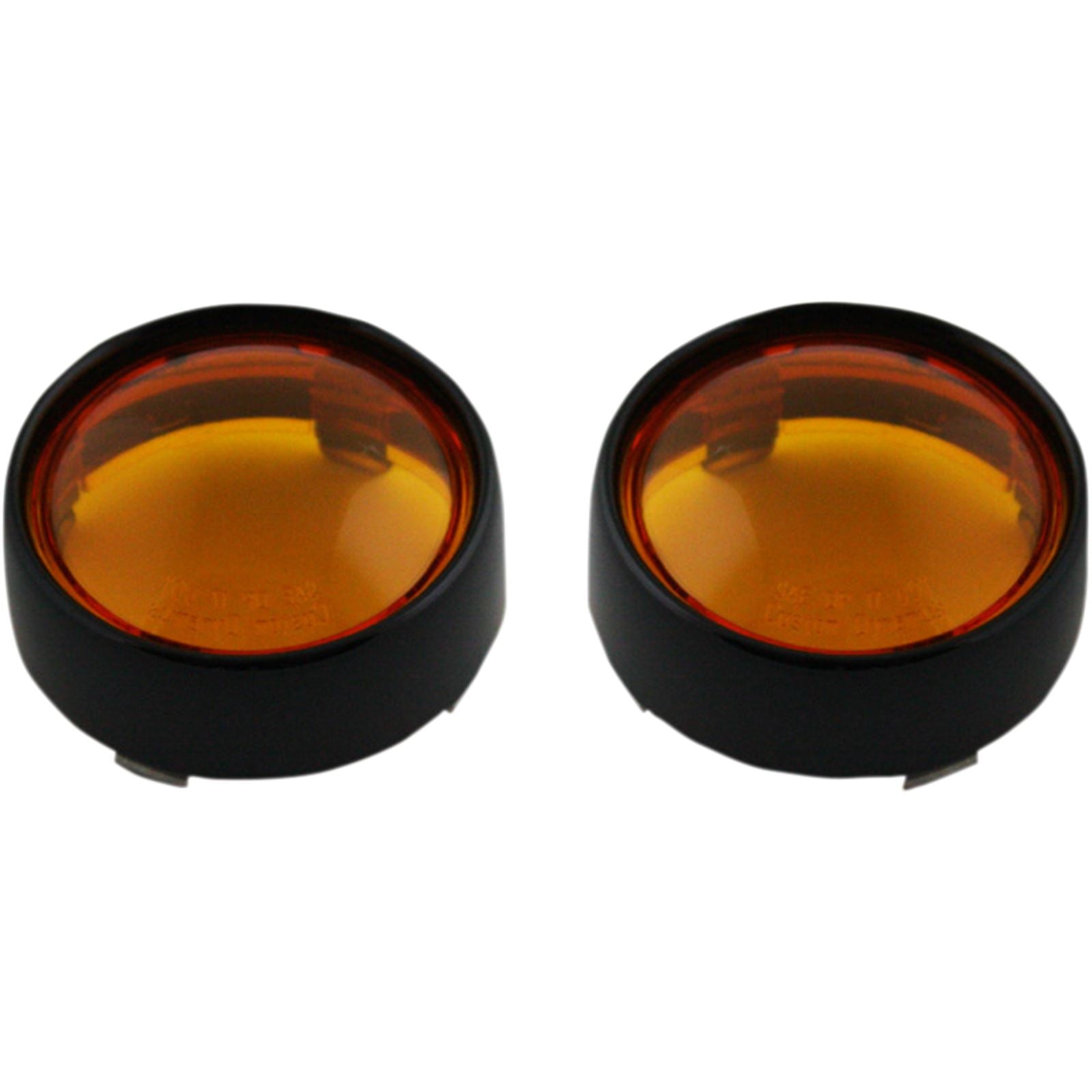 Custom Dynamics Bullet Signal Lenses - Black/Amber PB-B-BEZ-BA_367523