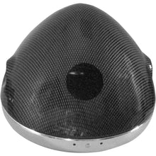 Emgo 7" Lucas Style Headlight Shell - Faux Carbon 66-65069_381748