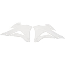 UFO Plastics Radiator Shroud - KX 85 '14 - White [MPN: KA04728-041]_486589