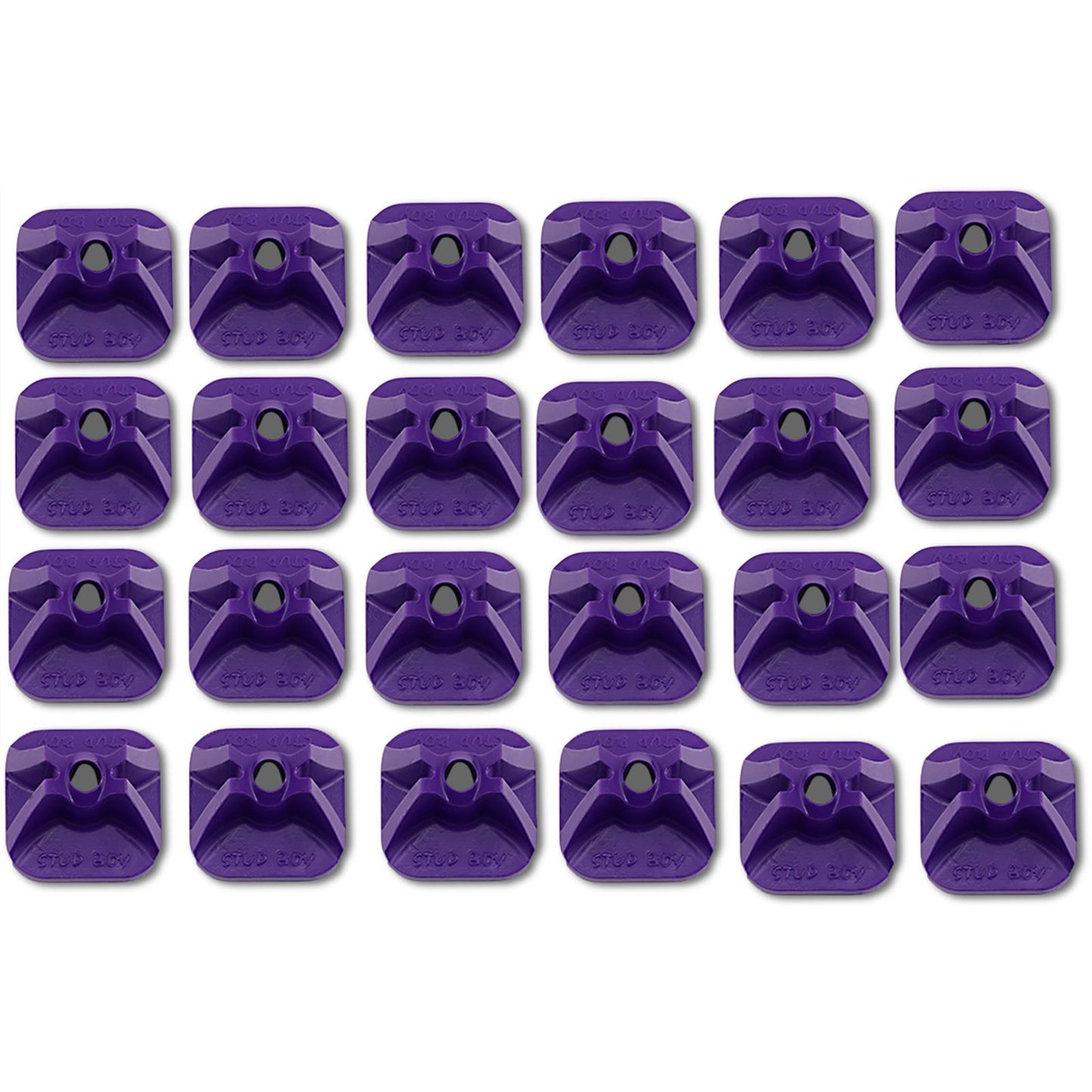 Stud Boy Single Backer Plates - Purple - 24/Pack 2513-P1-PUR_476714