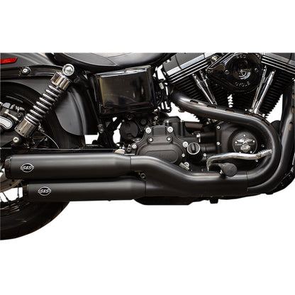 S&S Cycle Grand National Mufflers - Ceramic Black - FXD '08-'17 550-0725_470074