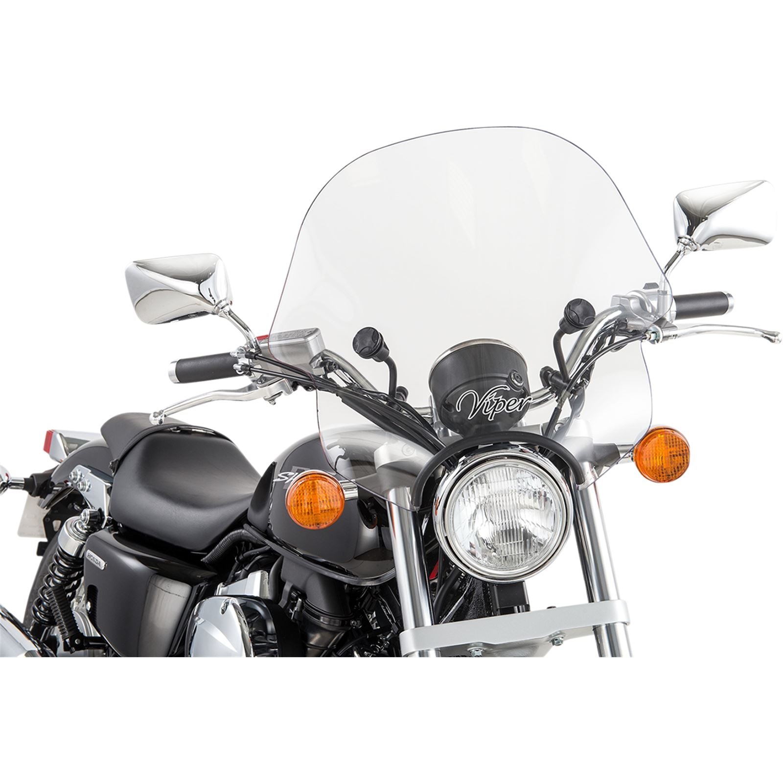 Slipstreamer SS-10 Viper Windshield Clear with Black Hardware 7/8" & 1" SS-10-C_474929