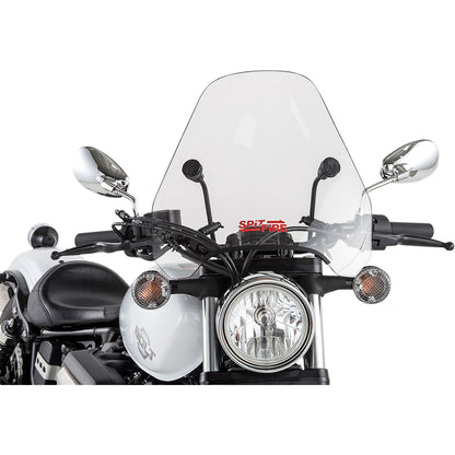 Slipstreamer S-06 Spitfire Windshield Clear with Black Hardware 7/8" & 1" S-06-C_474742
